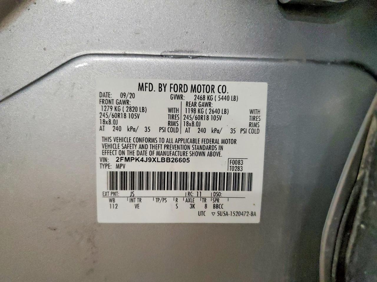 2020 Ford Edge sel