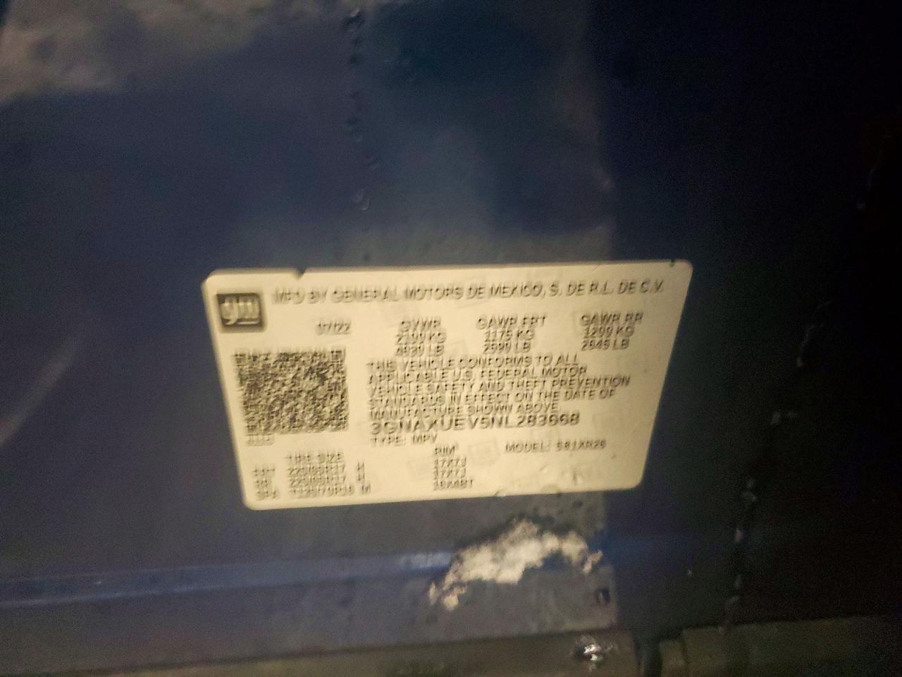 2022 Chevrolet Equinox lt