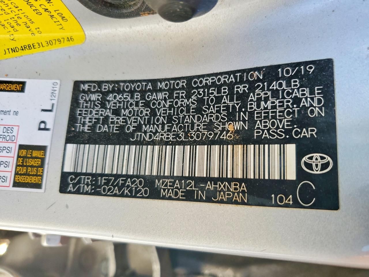 2020 Toyota Corolla se