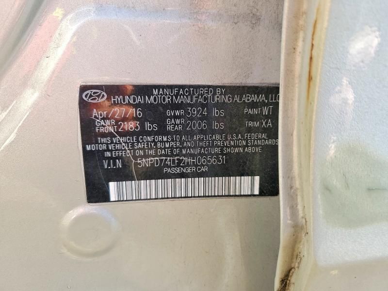 2017 Hyundai Elantra se