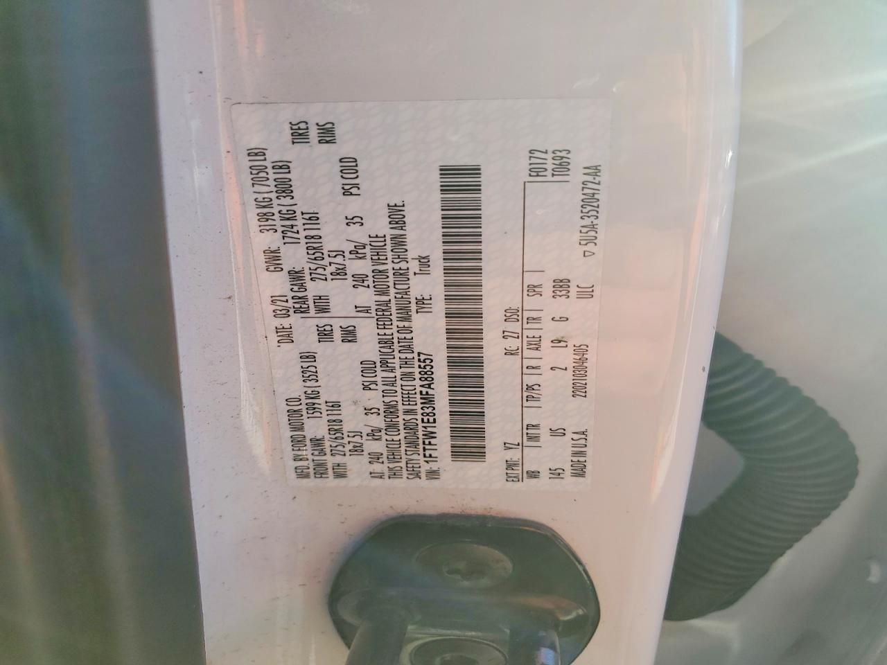 2021 Ford F150 Supercrew