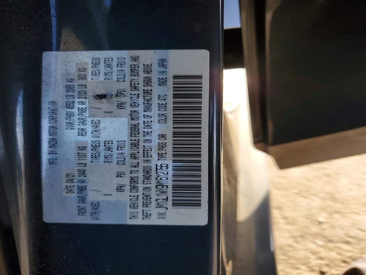 2021 Mazda 6 Grand Touring Reserve