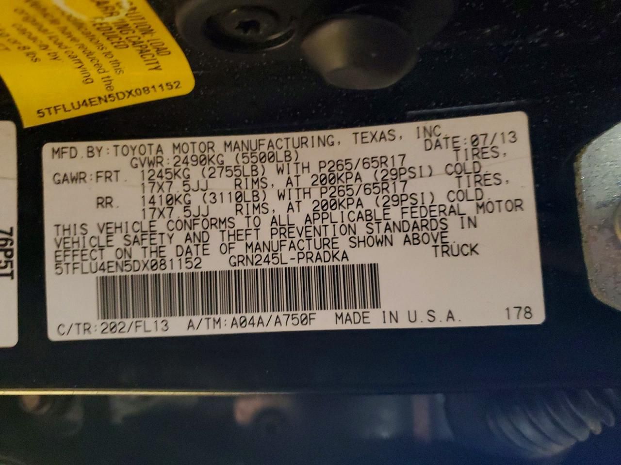 2013 Toyota Tacoma Double cab