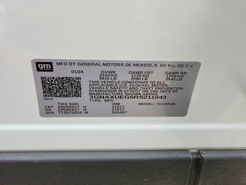 2024 Chevrolet Equinox lt