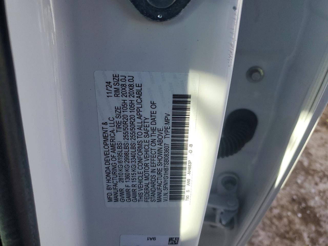 2025 Honda Pilot Elite