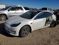 Tesla Model 3 salvage cars for sale: 2022 Tesla Model 3