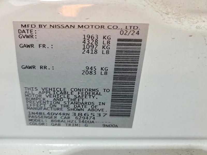 2024 Nissan Altima sv