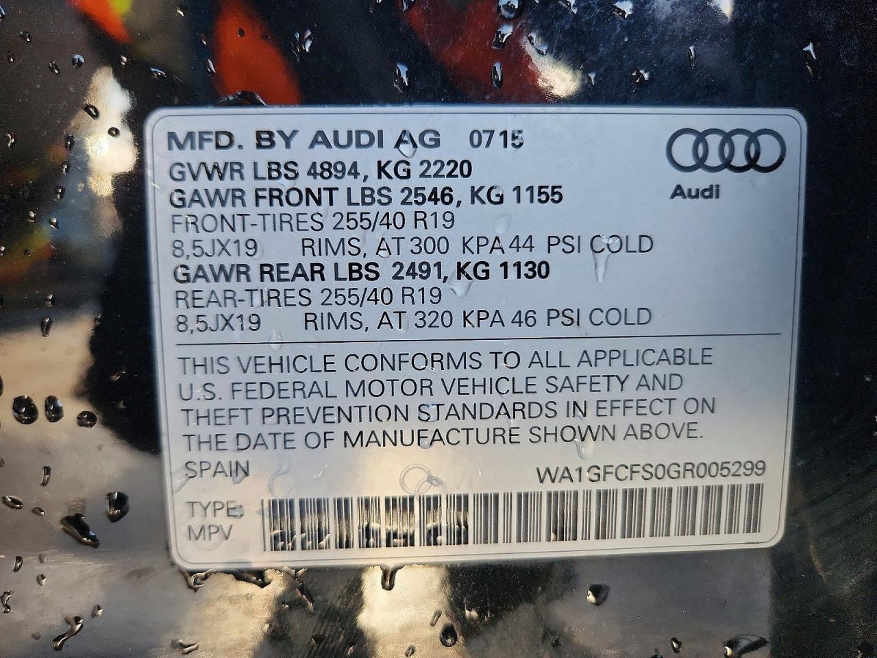2016 Audi Q3 Prestige