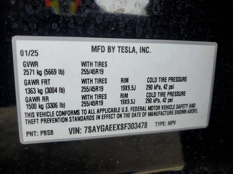 2025 Tesla Model y