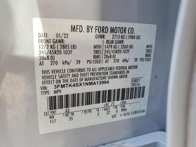 2022 Ford Mustang Mach-e gt
