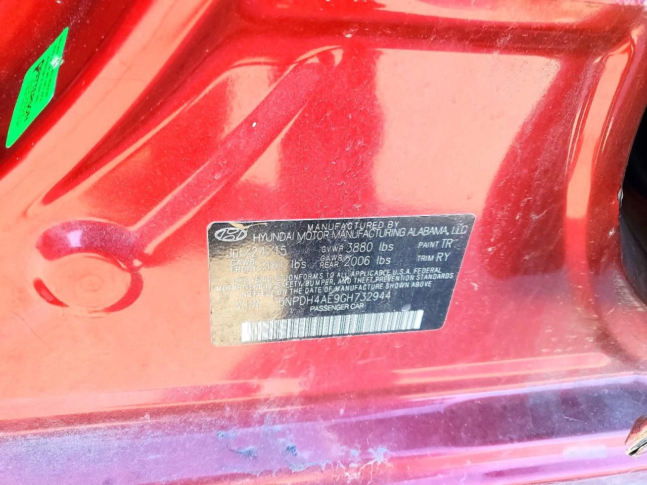 2016 Hyundai Elantra se