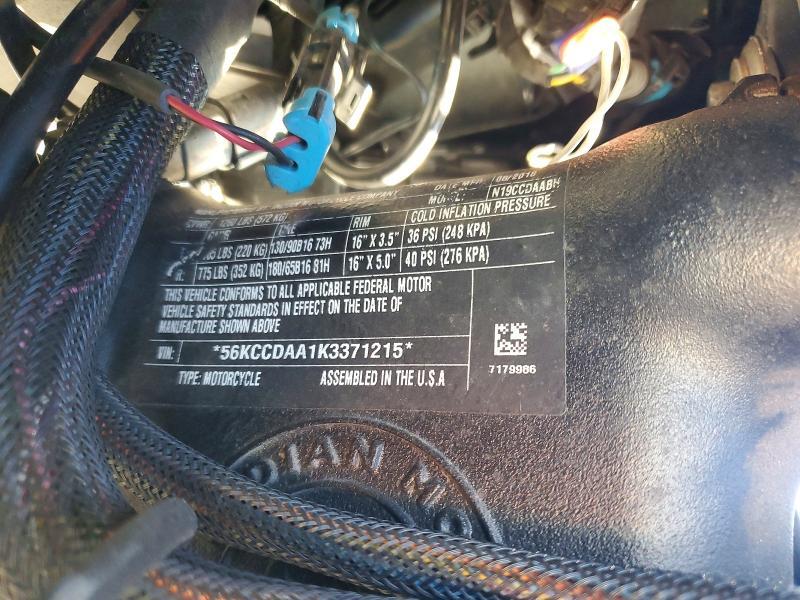 2019 Indian Motorcycle Co. Chief Dark Horse