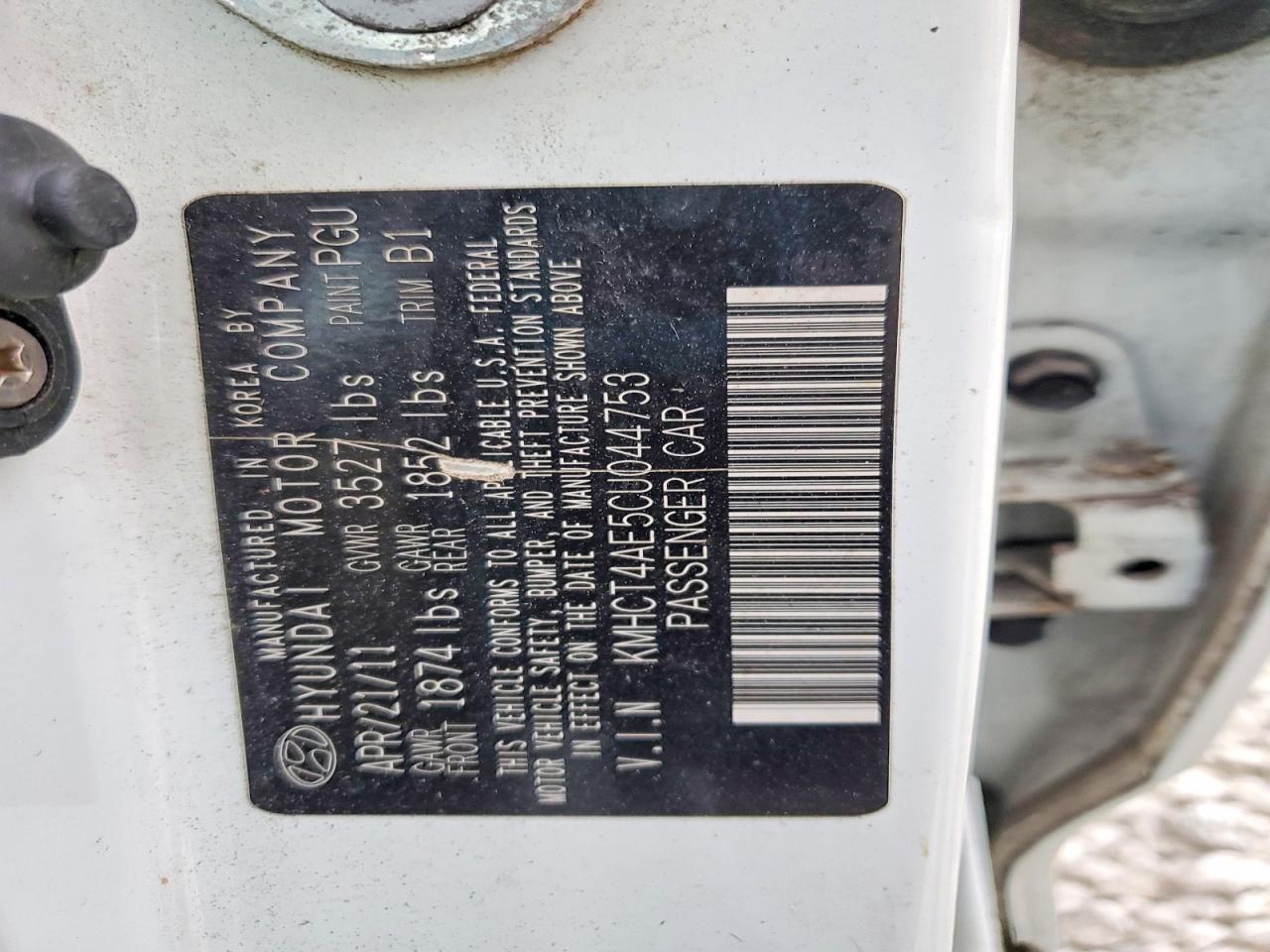 2012 Hyundai Accent gls