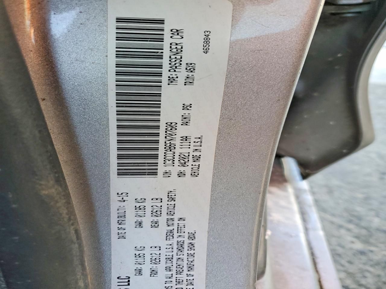 2015 Chrysler 200 Limited