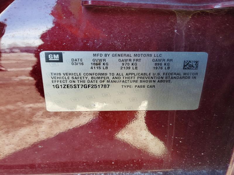 2016 Chevrolet Malibu lt