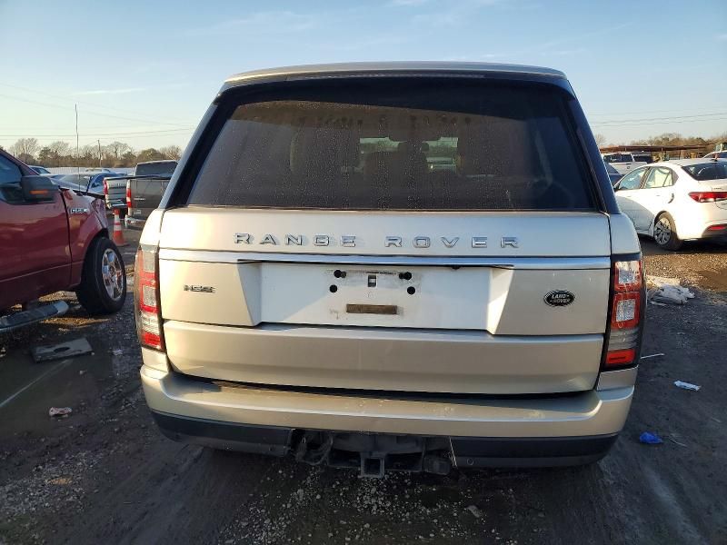 2014 Land Rover Range Rover hse