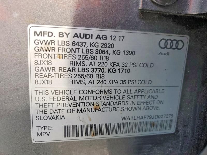 2018 Audi Q7 Premium Plus