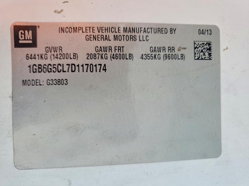 2013 Chev Rolet Express Van Cab AND Chassis