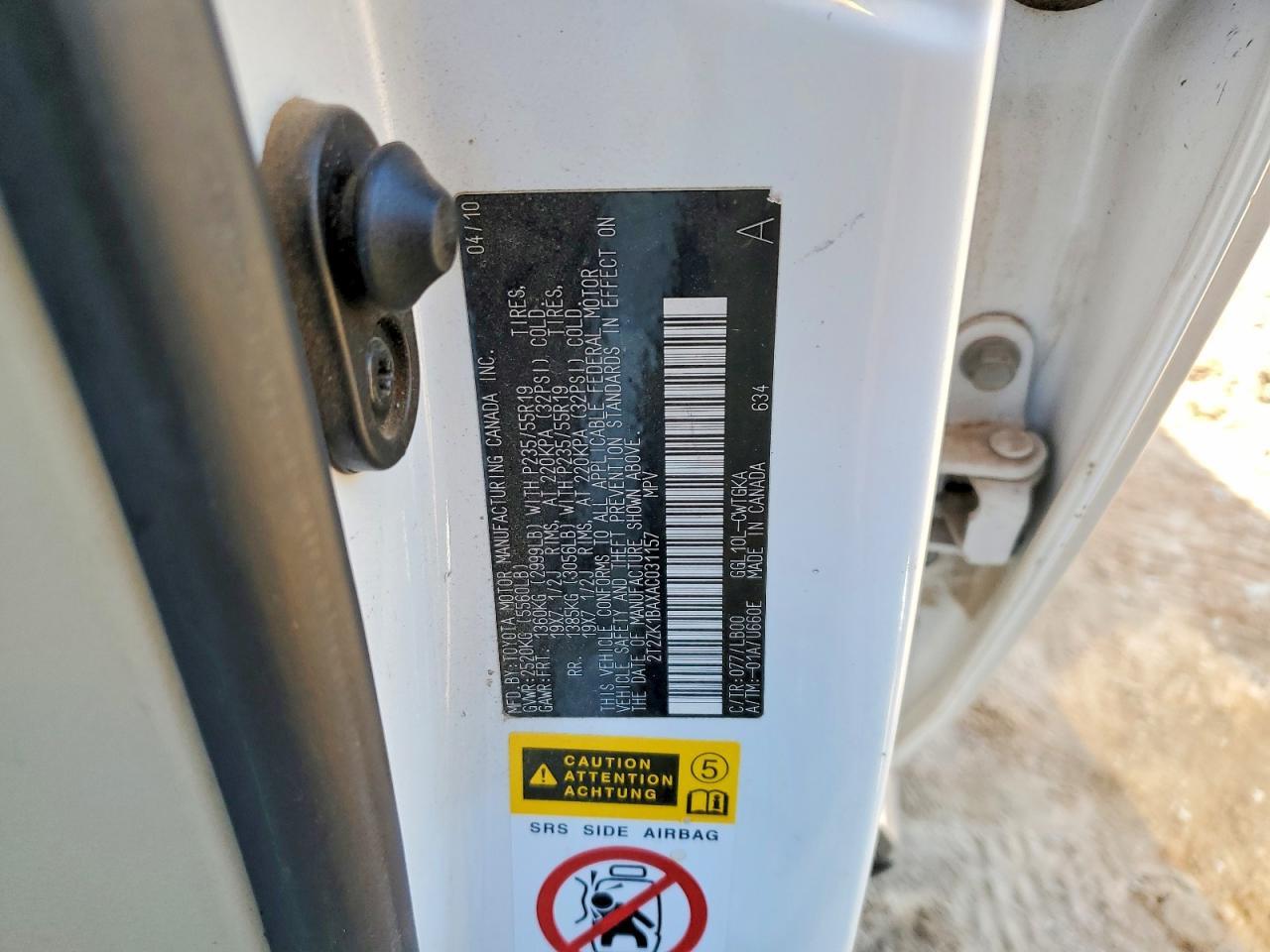 2010 Lexus Rx 350 Base