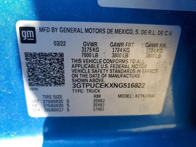 2022 GMC Sierra K1500 Elevation