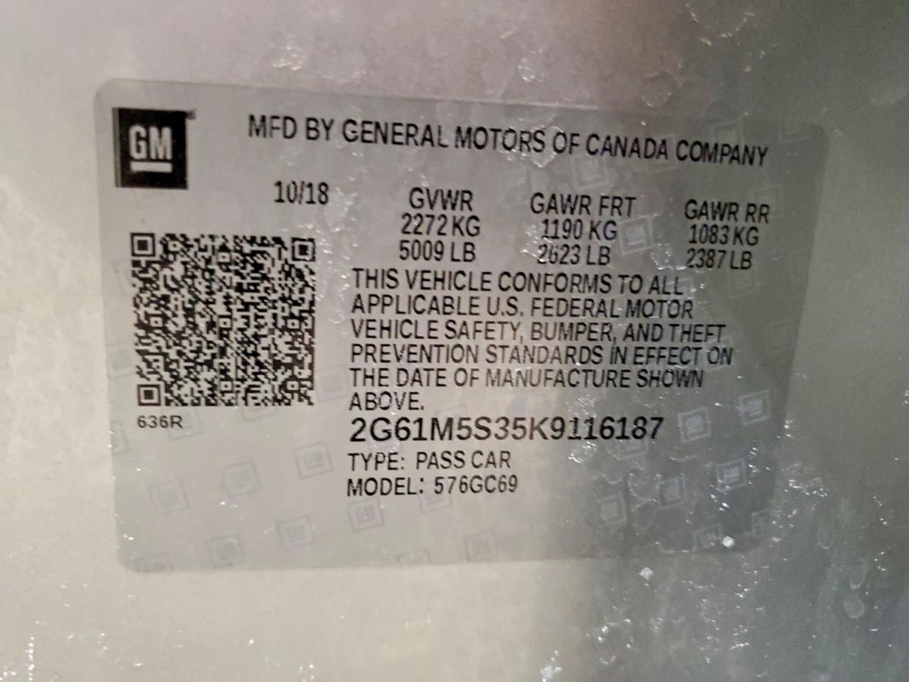 2019 Cadillac Xts Luxury