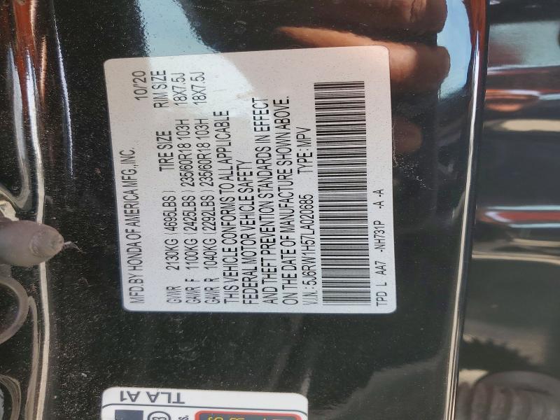 2020 Honda Cr-v ex
