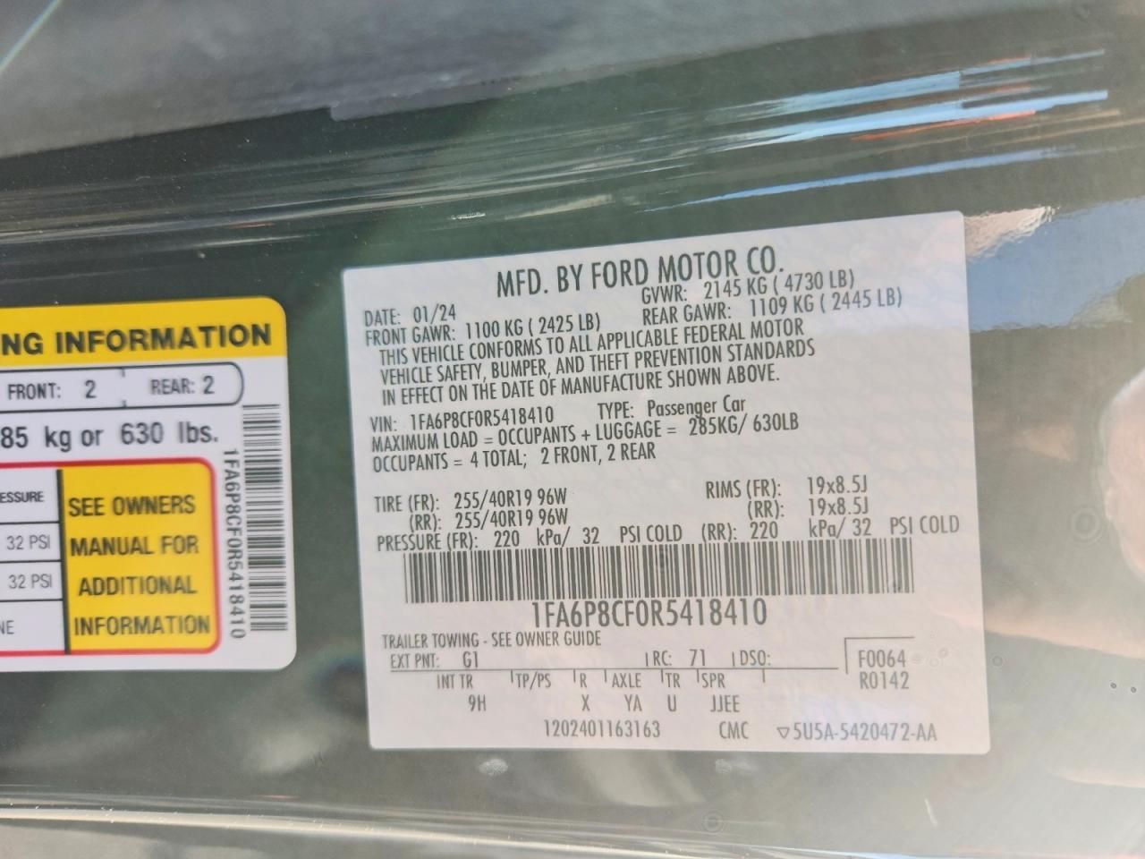 2024 Ford Mustang gt