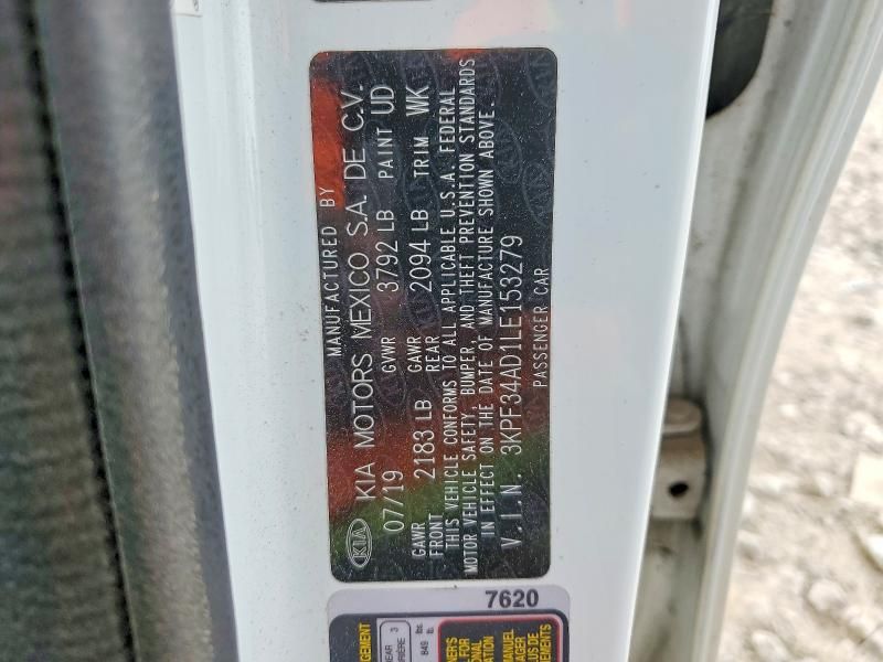 2020 KIA Forte gt Line