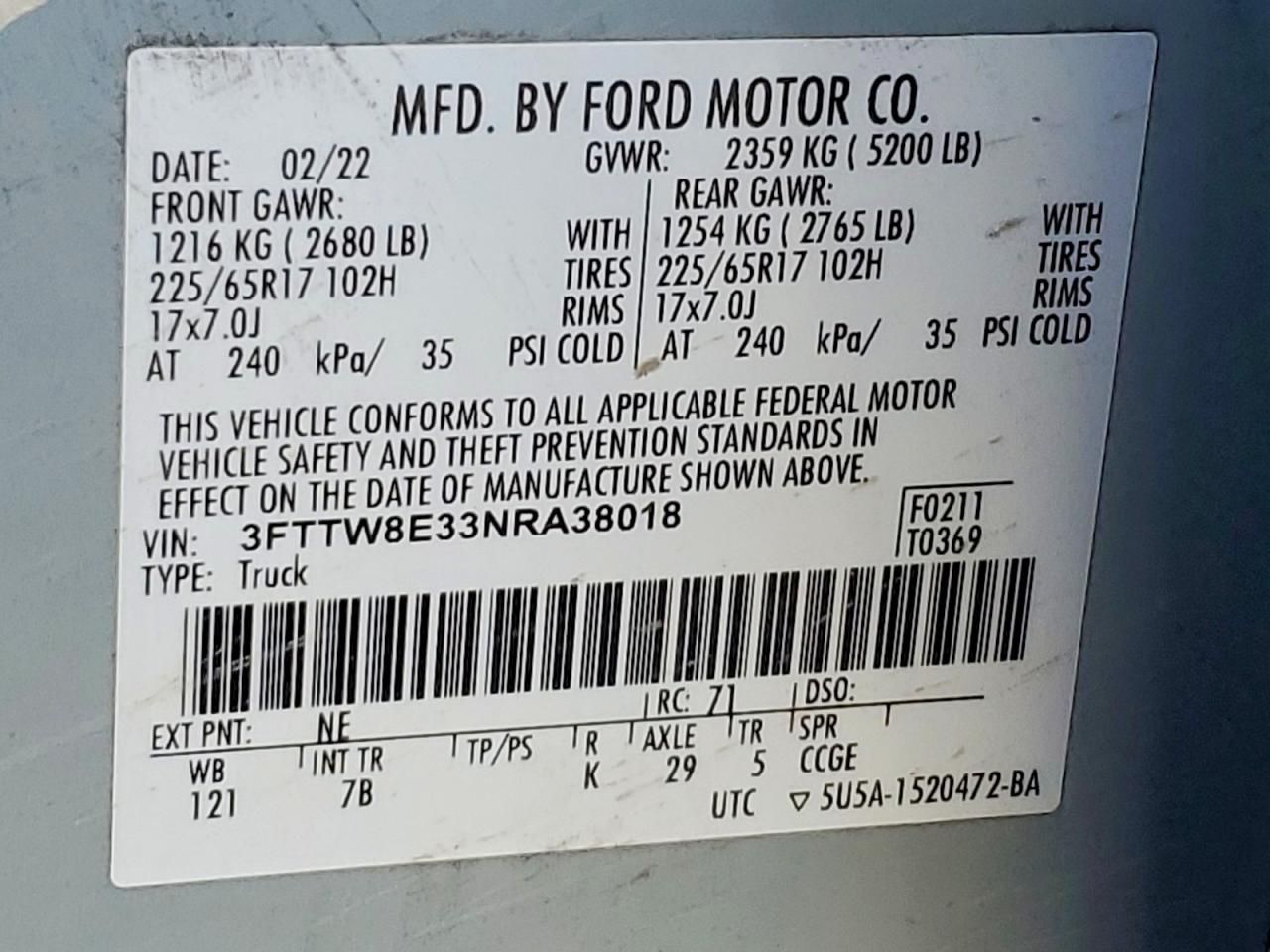 2022 Ford Maverick xl