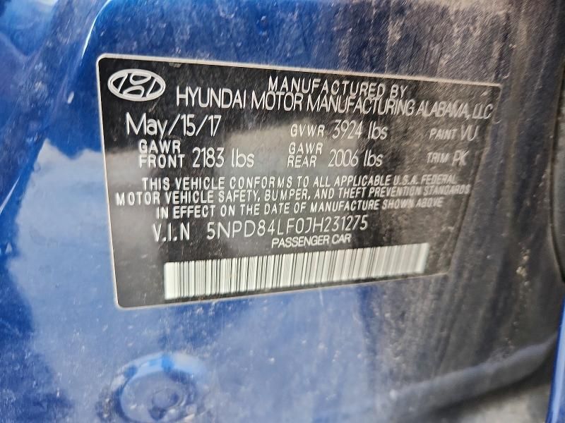 2018 Hyundai Elantra sel