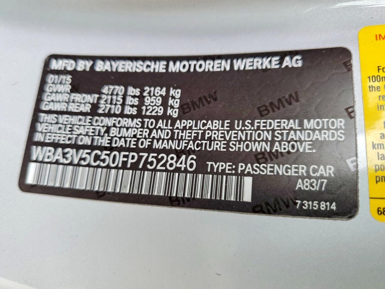 2015 BMW 428 i