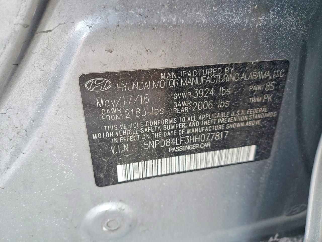 2017 Hyundai Elantra se