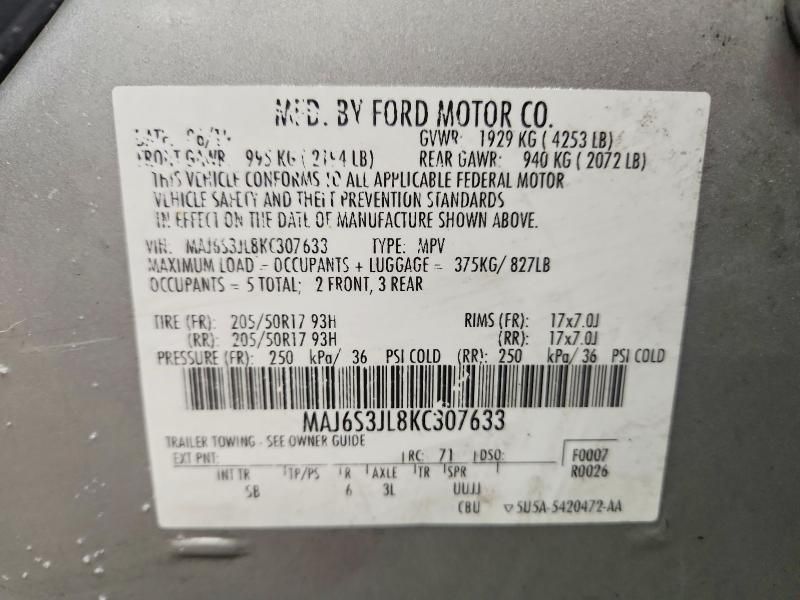 2019 Ford Ecosport ses