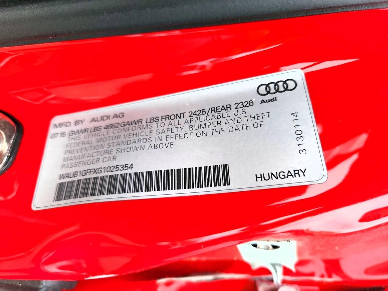 2016 Audi S3 Premium Plus