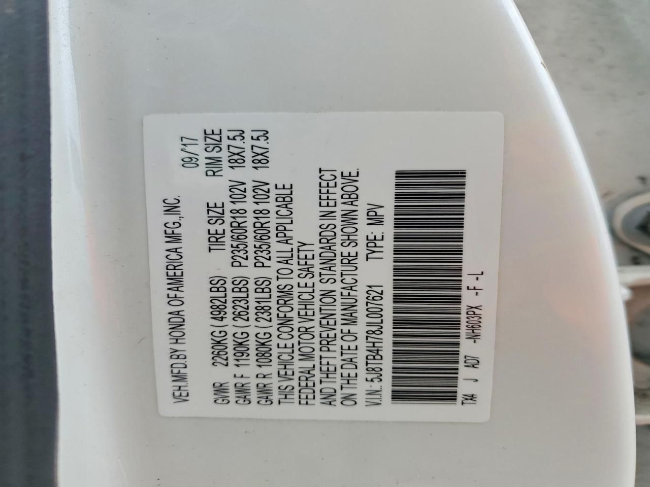 2018 Acura Rdx Advance