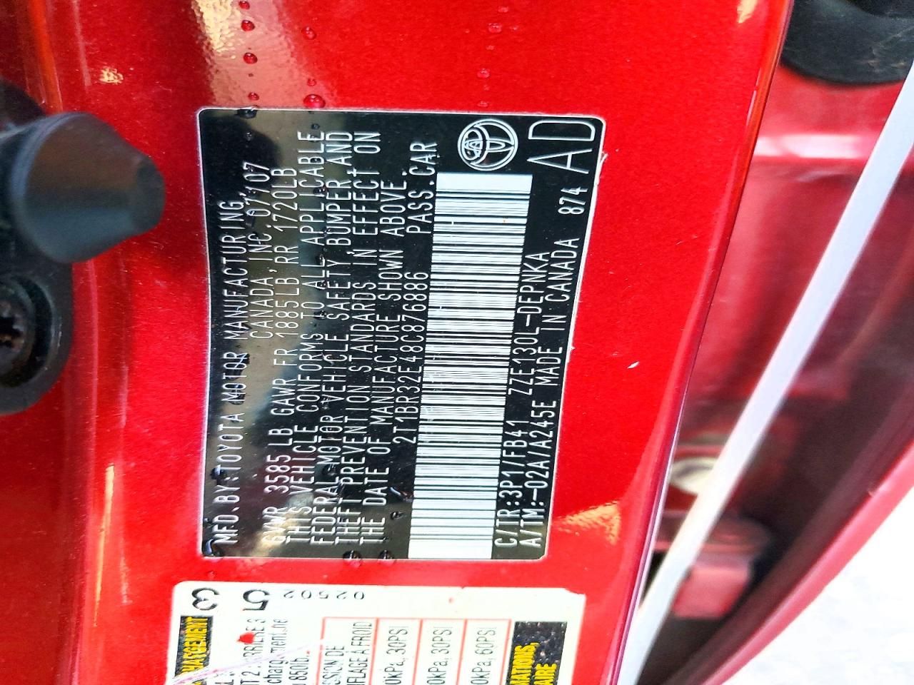 2008 Toyota Corolla ce