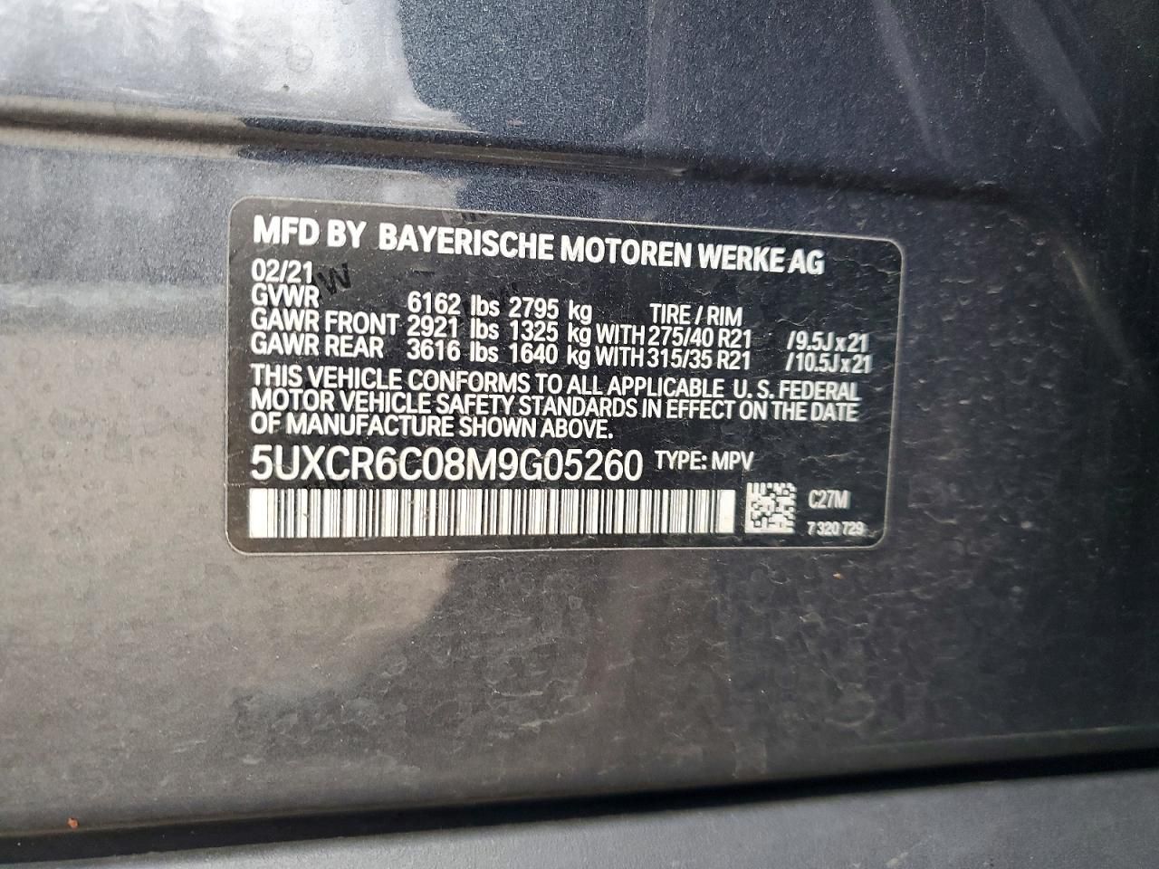 2021 BMW X5 Xdrive40i