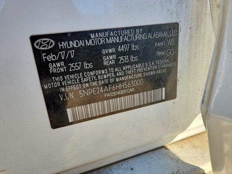 2017 Hyundai Sonata se