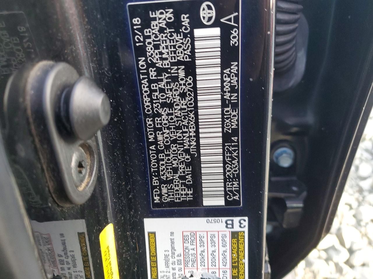 2019 Toyota C-hr xle