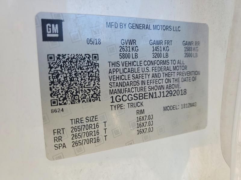 2018 Chevrolet Colorado