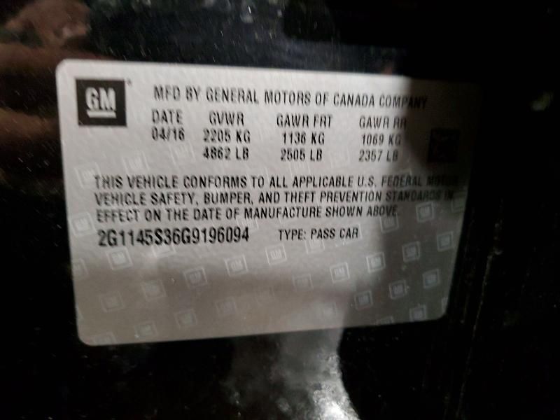 2016 Chevrolet Impala ltz