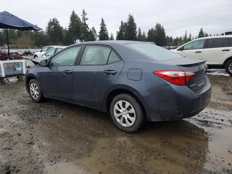 2016 Toyota Corolla eco