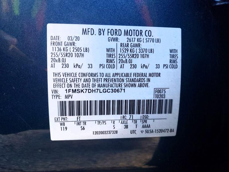 2020 Ford Explorer xlt