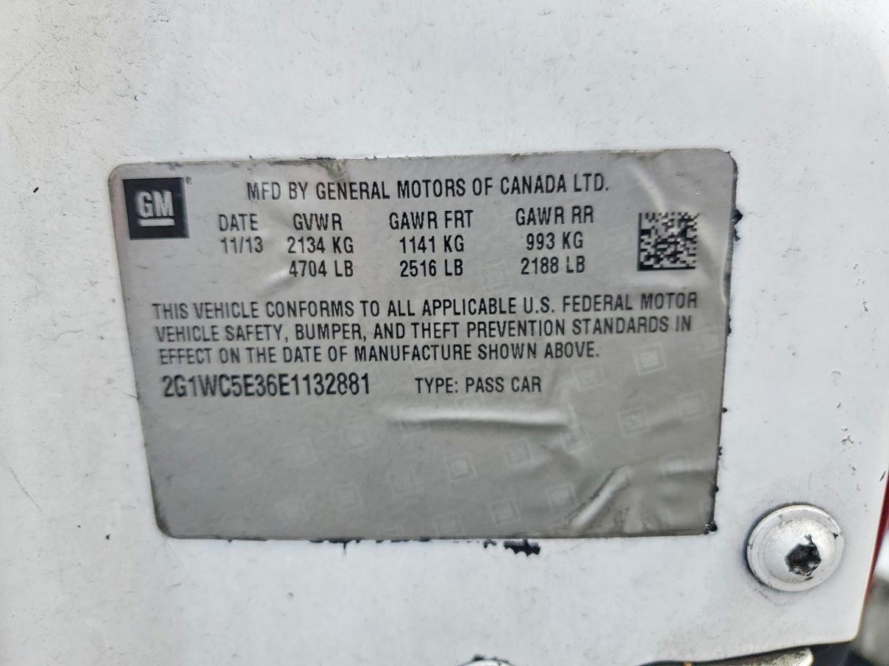 2014 Chevrolet Impala Limited ltz