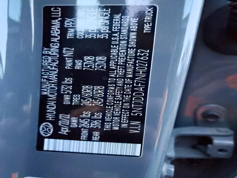 2022 Hyundai Santa Cruz sel Premium