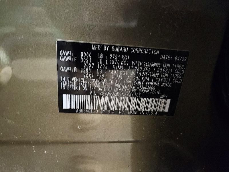 2022 Subaru Ascent Limited