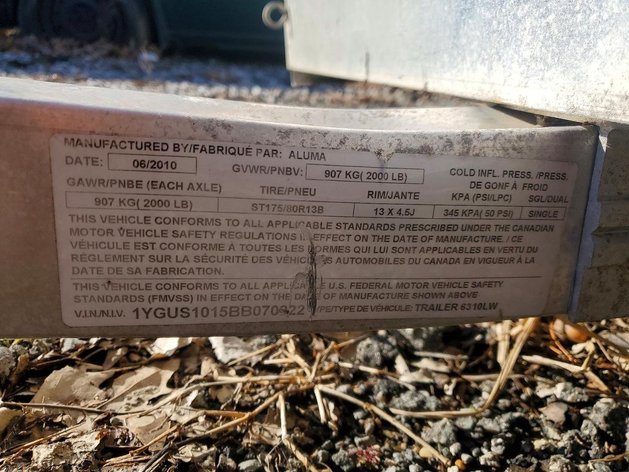 2011 Oeth 1ygus1015dd070922