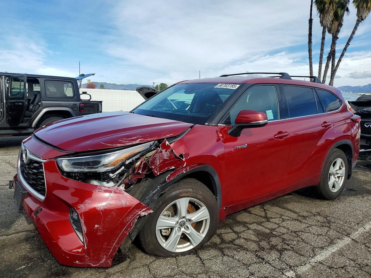 2021 Toyota Highlander Hybrid le