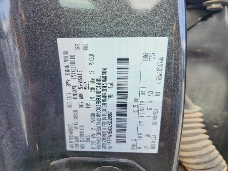 2020 Ford F150 Supercrew