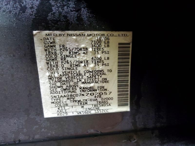 2007 Nissan Armada se